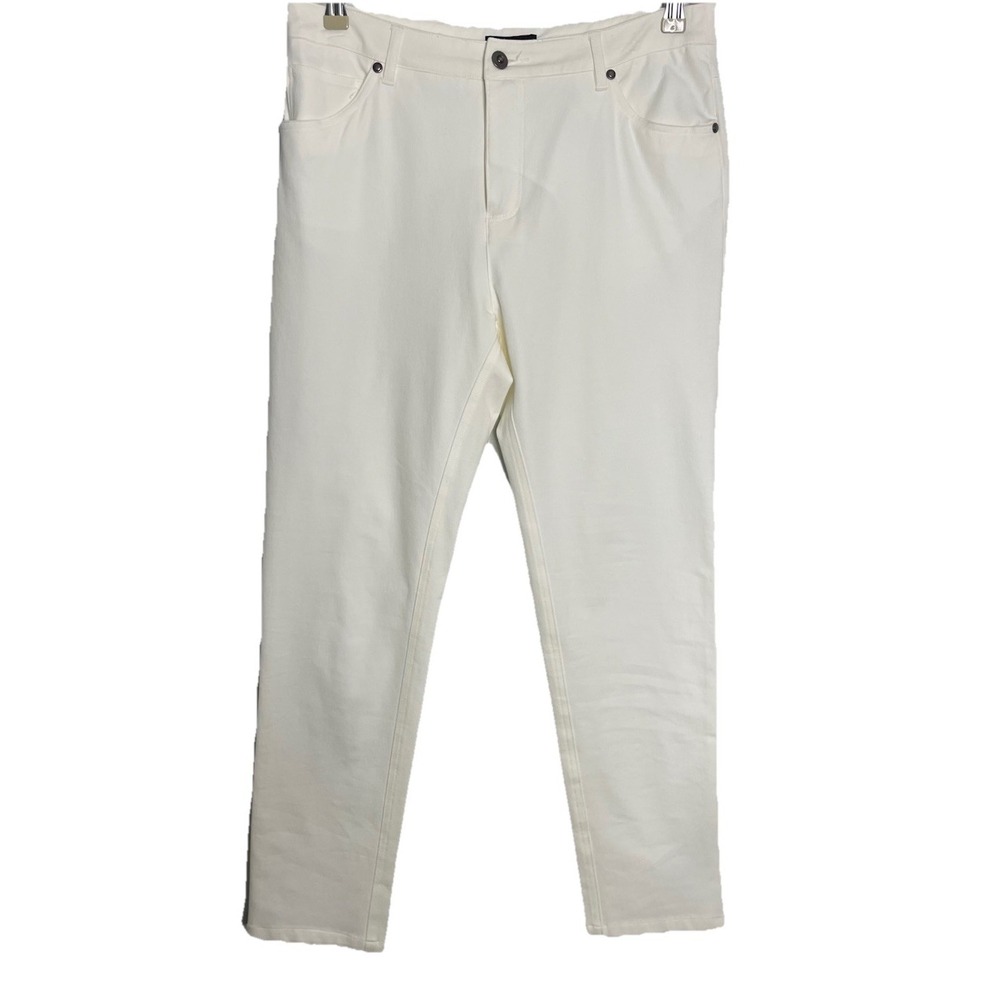 Eric Womens  Straight Jeans‎  Pants Ivory Size 10